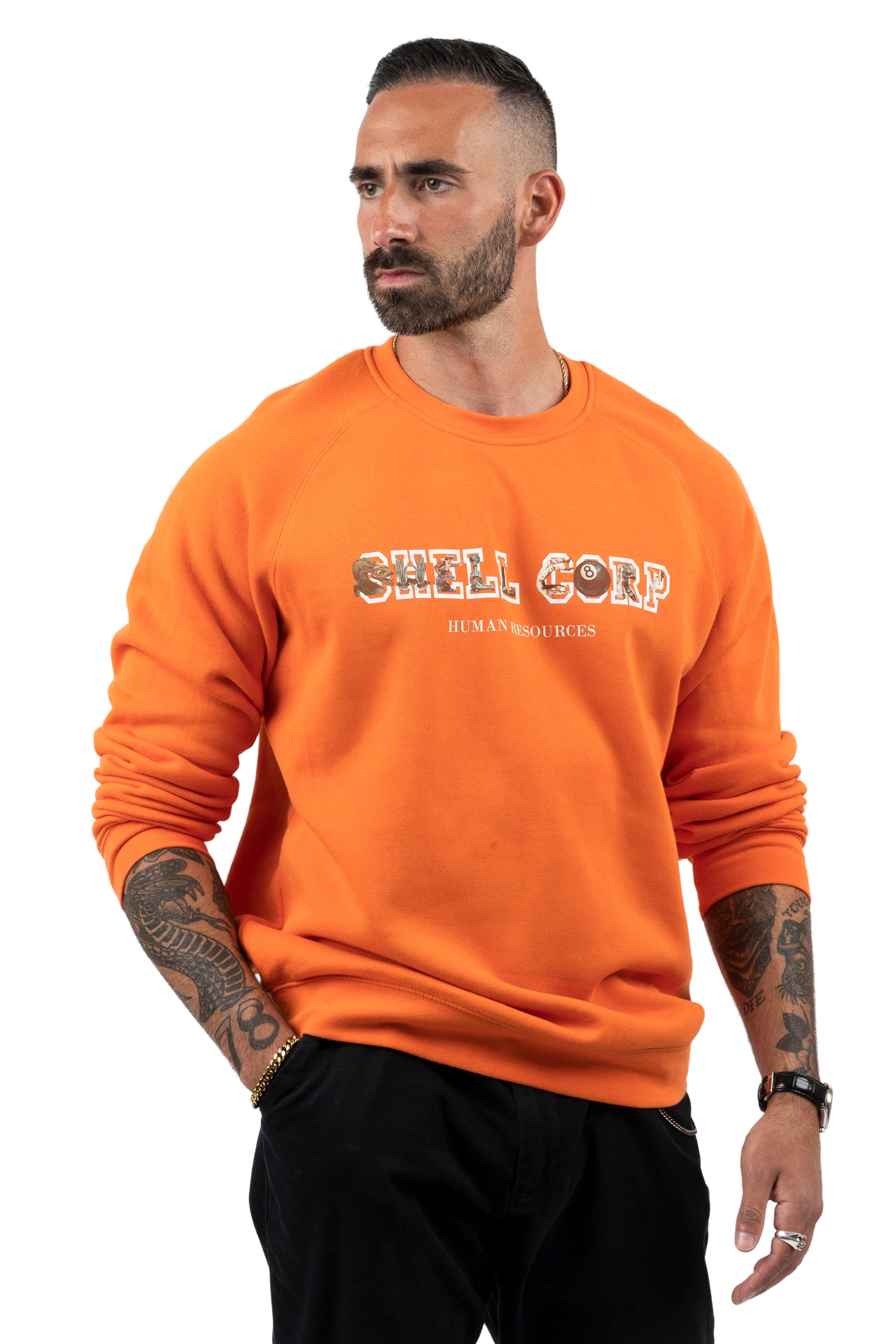 Shell Corp Human Resource Sweater - Orange