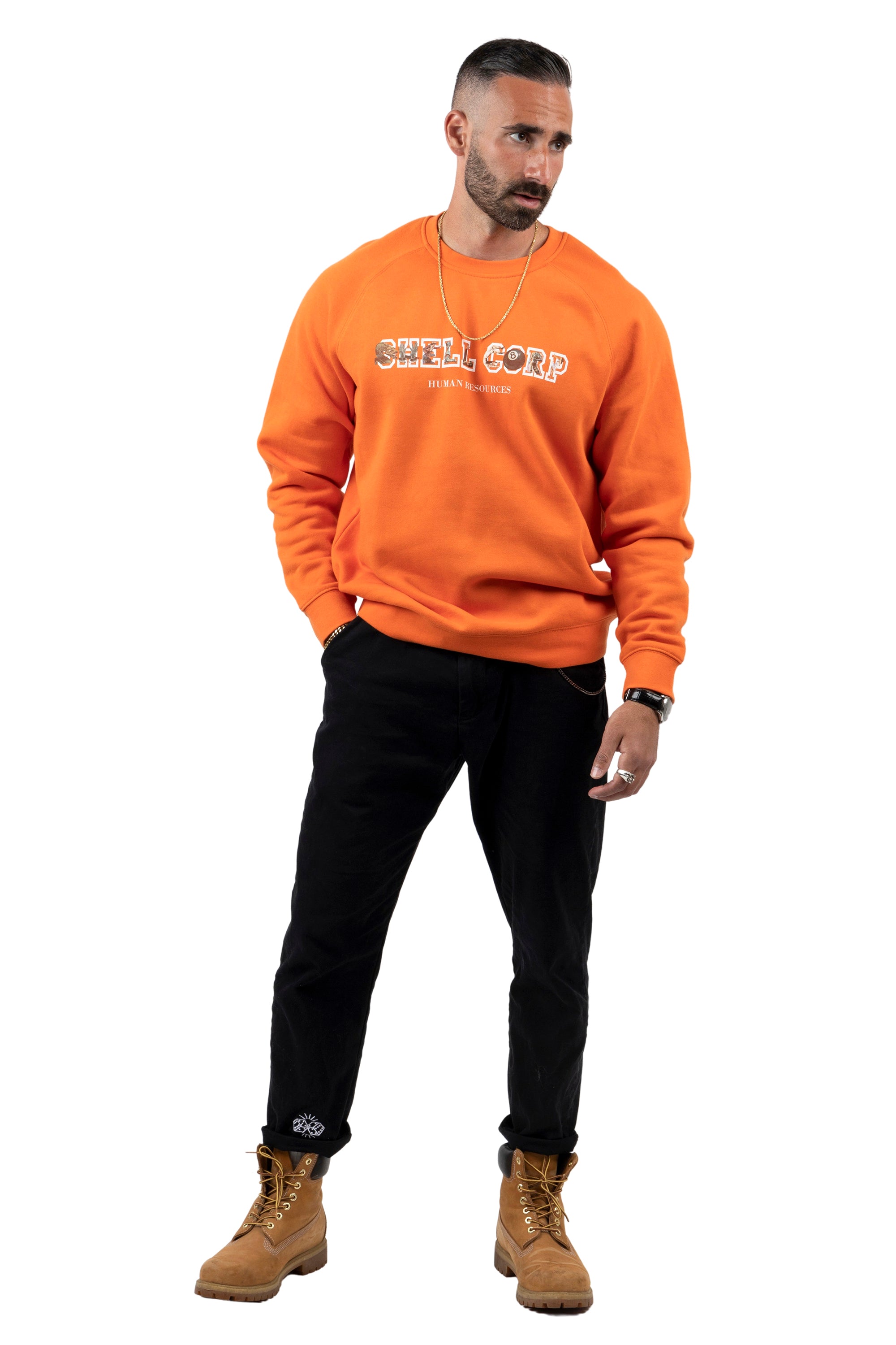 Shell Corp Human Resource Sweater - Orange