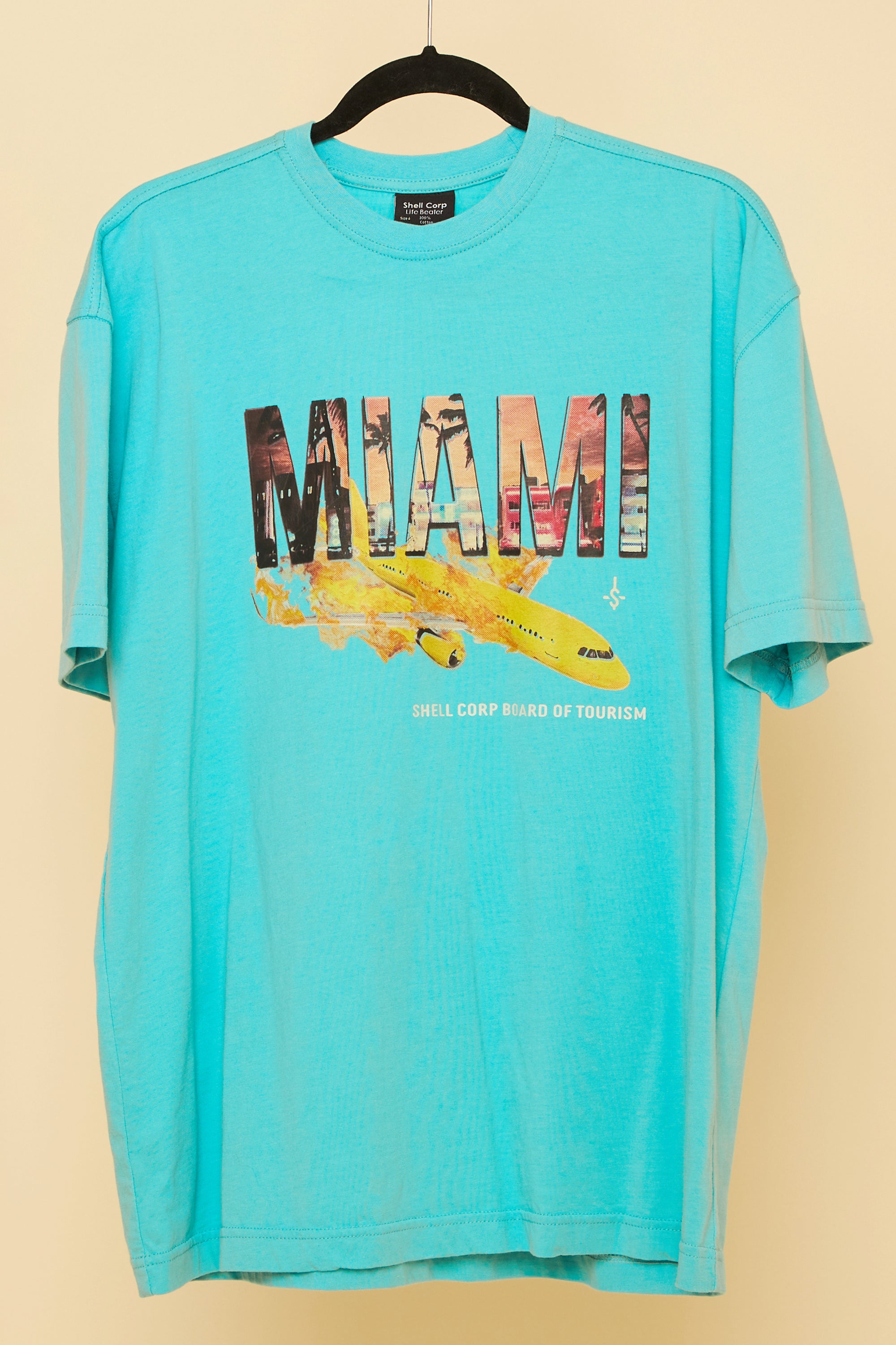 Shell Corp Tourist T-Shirt - Miami - Mint