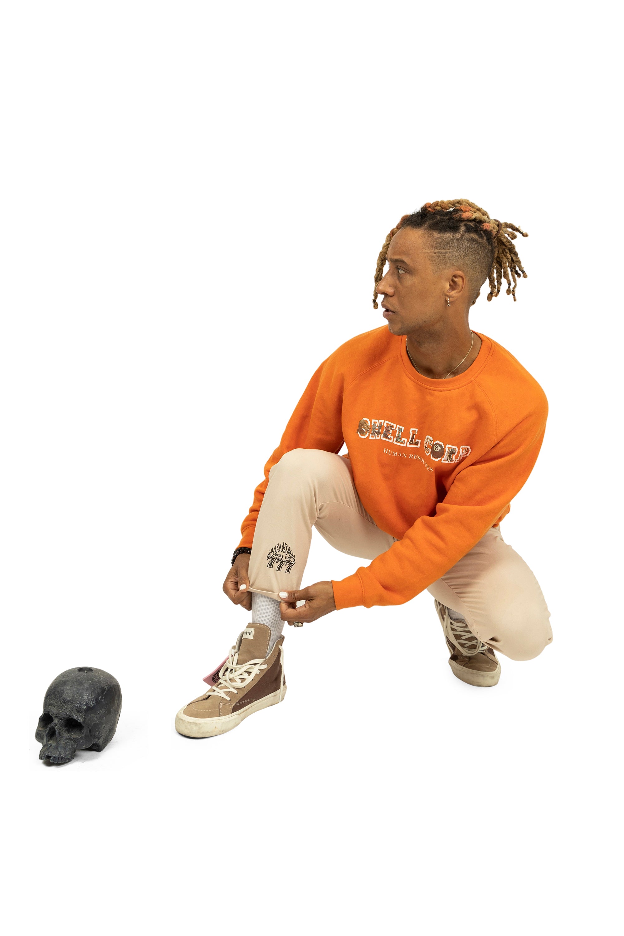 Shell Corp Human Resource Sweater - Orange