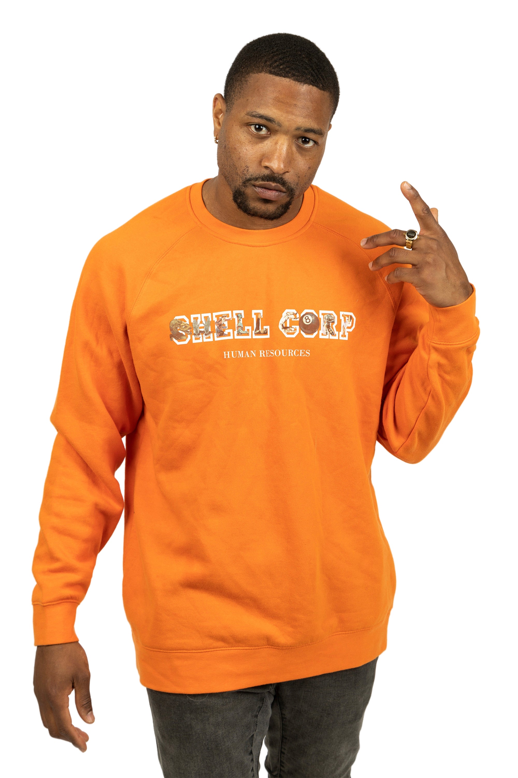 Shell Corp Human Resource Sweater - Orange