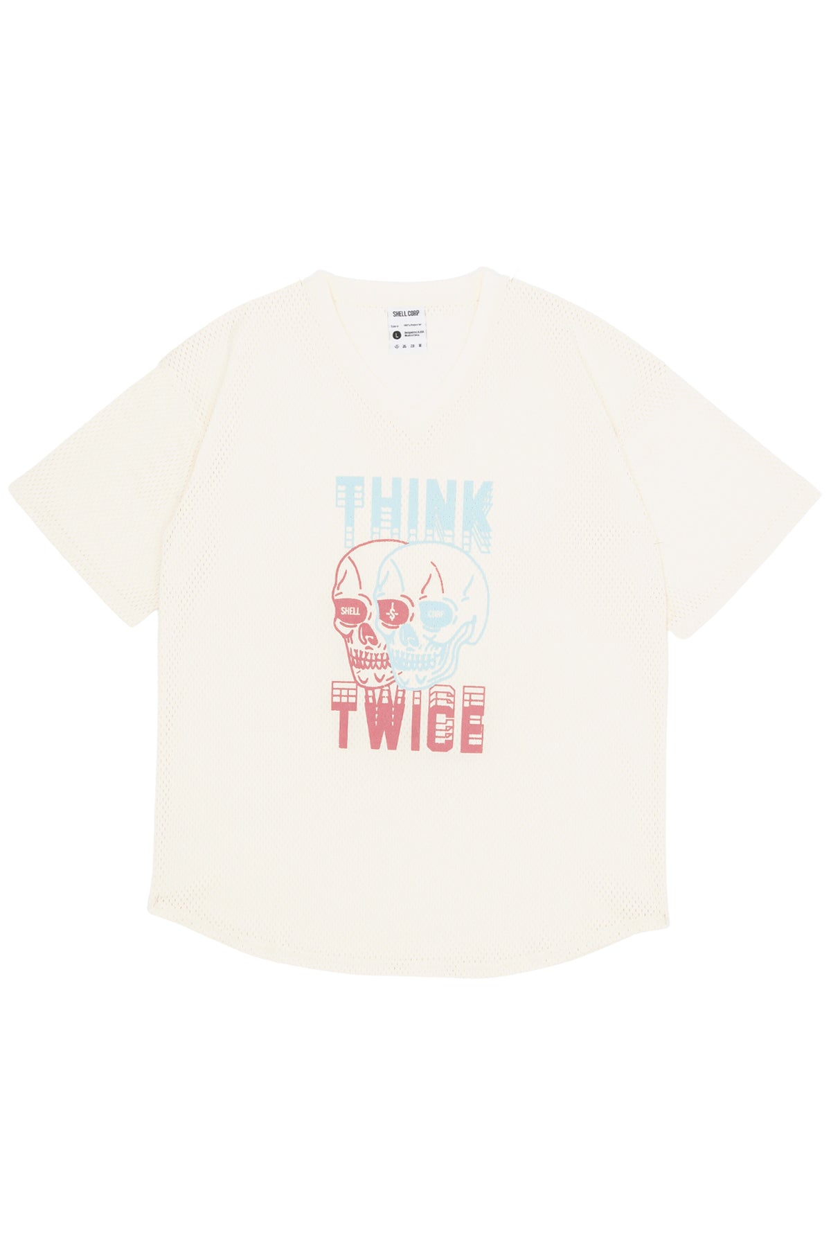 Think Twice Jersey Tee - Cream