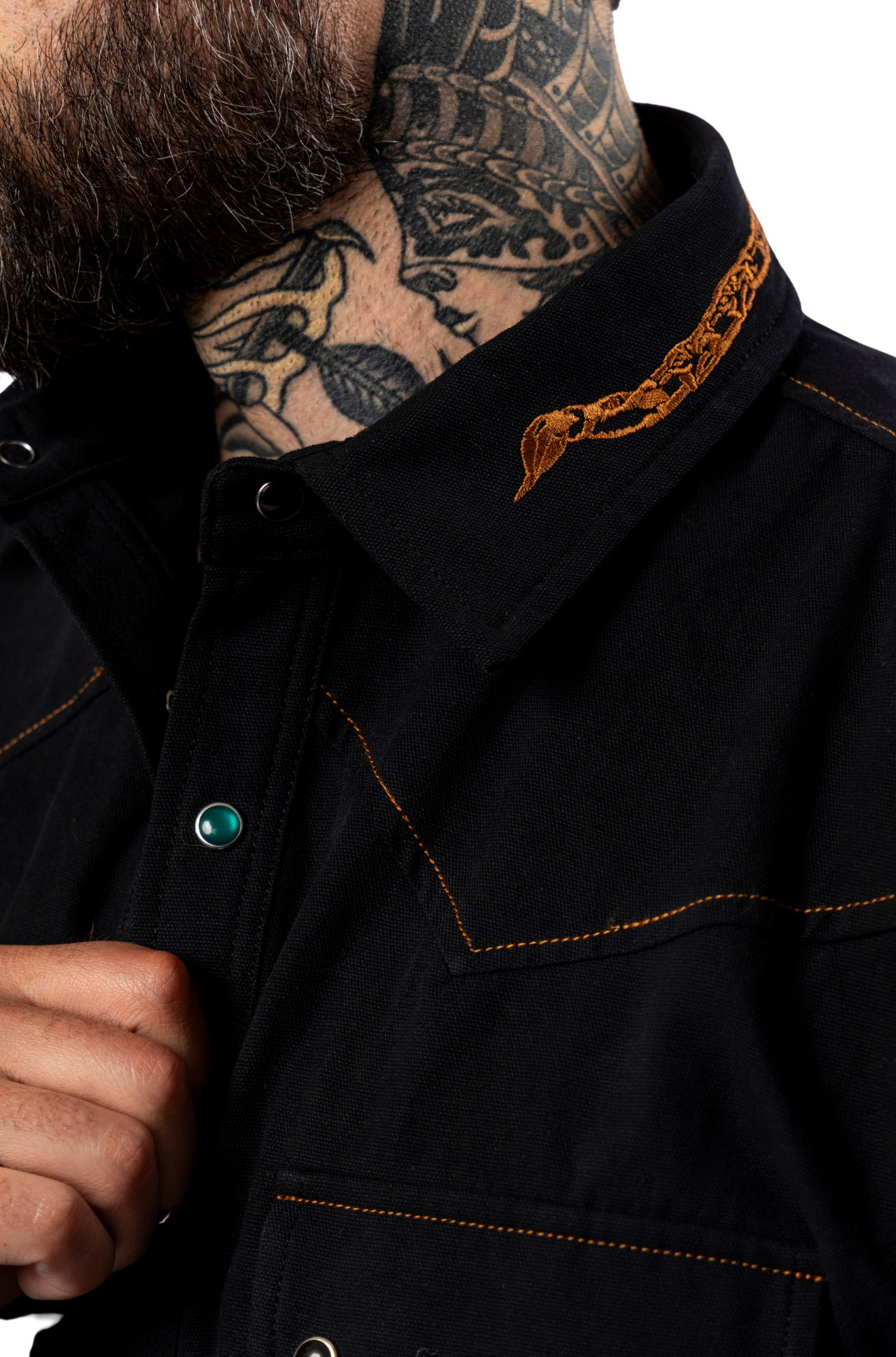 Scorpion Drifter Button Up - Black