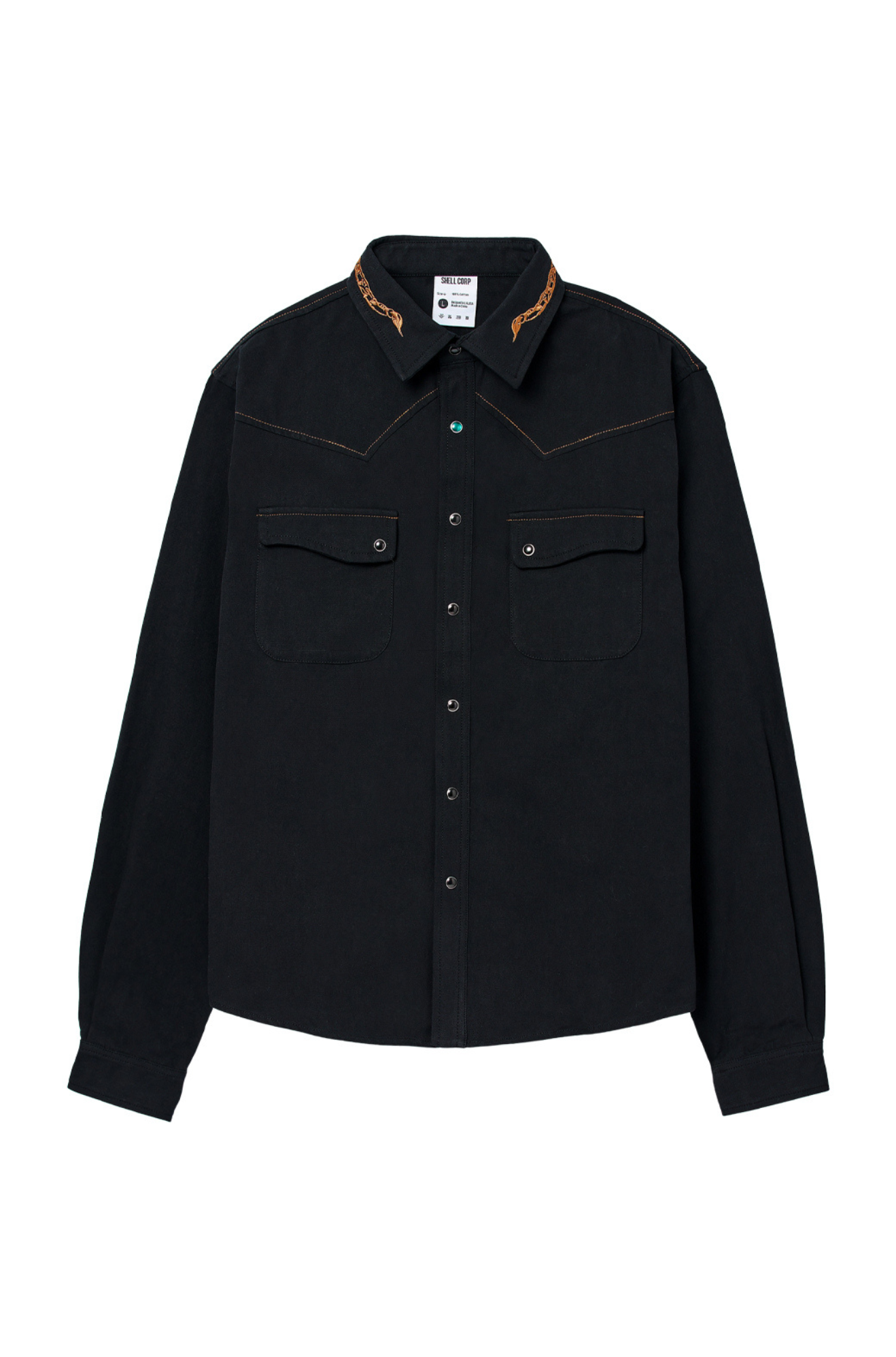 Scorpion Drifter Button Up - Black