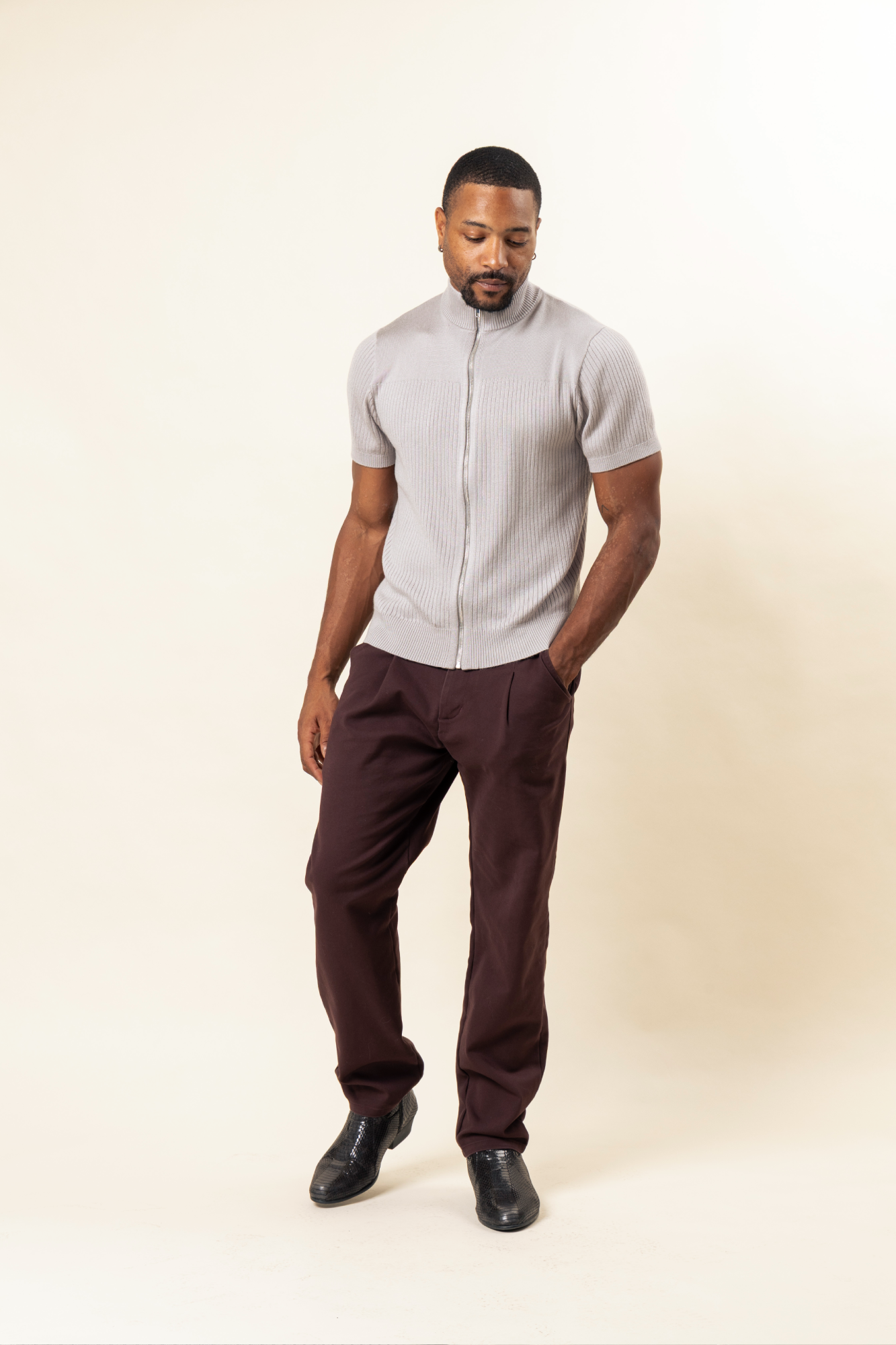 Last Call Full Zip - Concrete