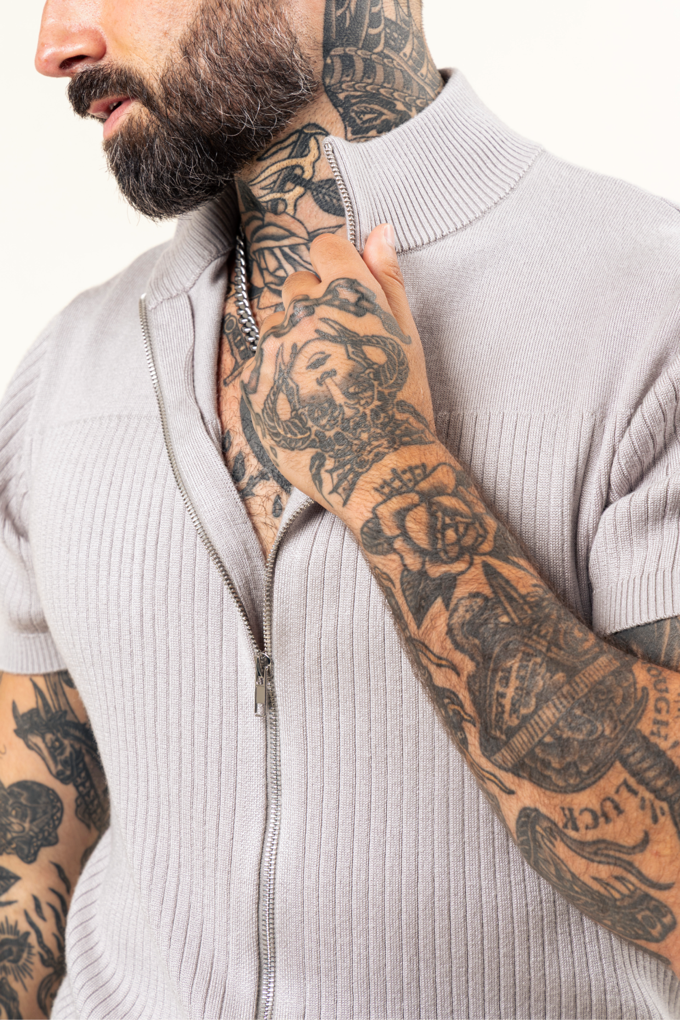 Last Call Full Zip - Concrete