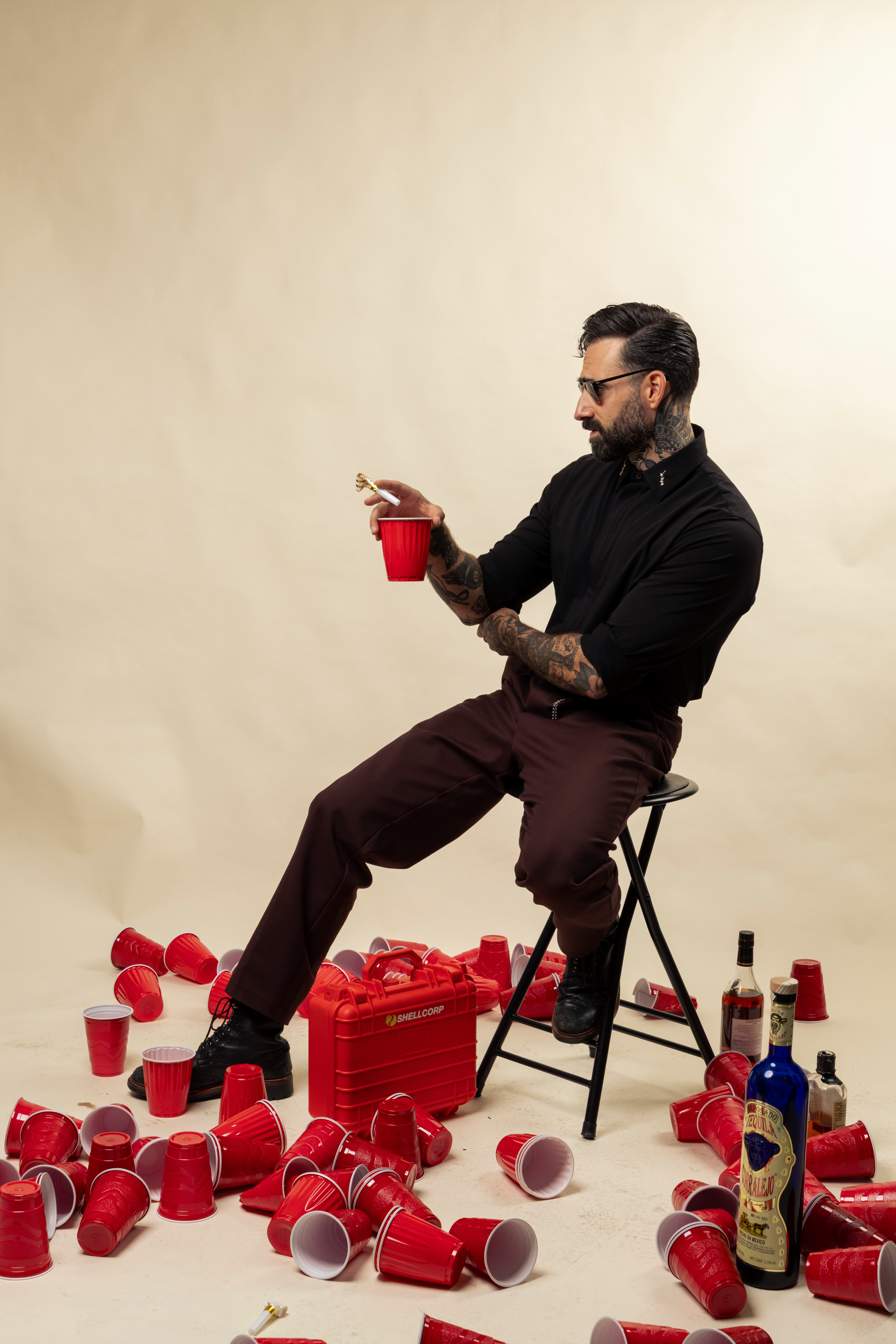 The Perfect Dress Shirt - Black Out