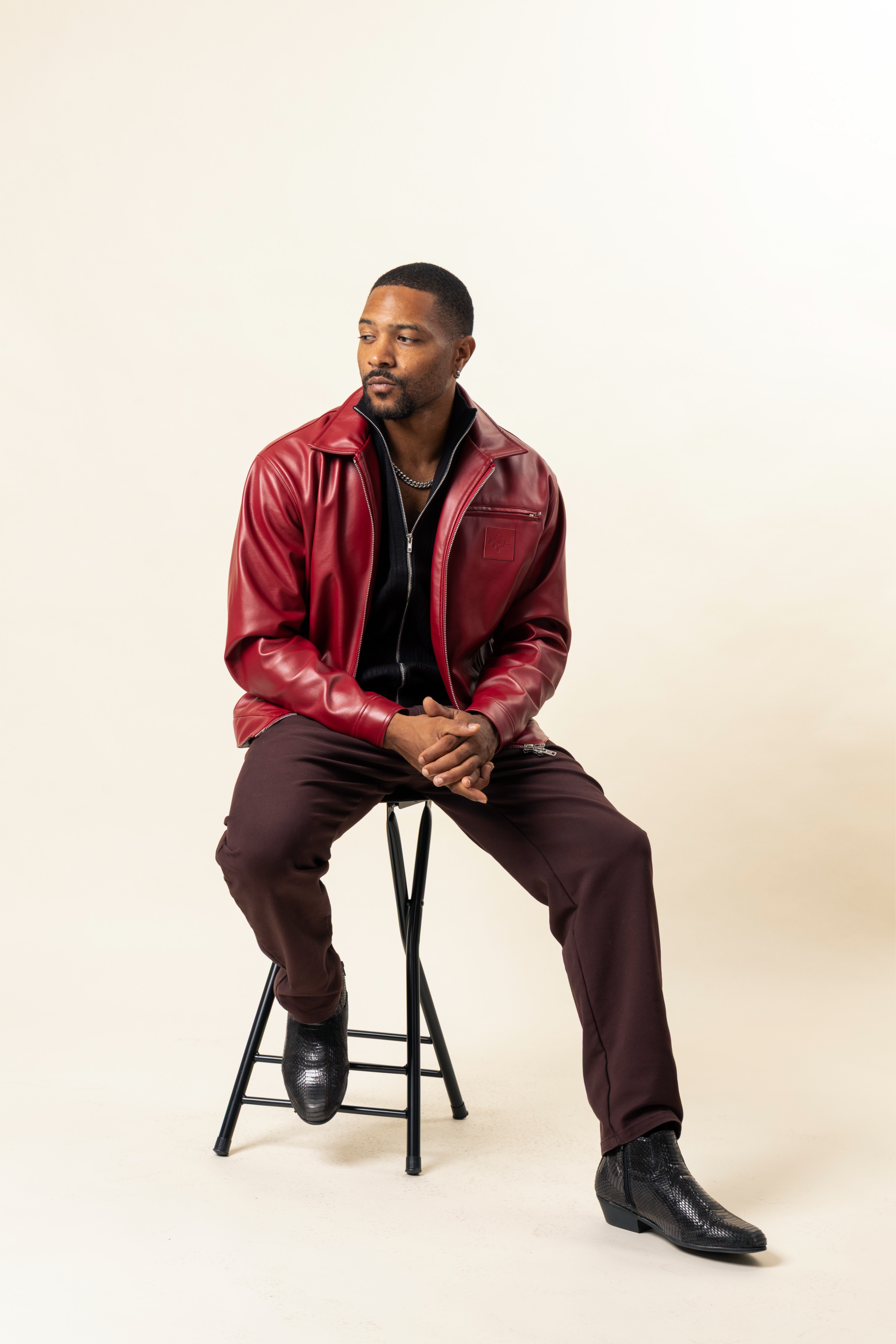 Night Owl Jacket - Red Wine
