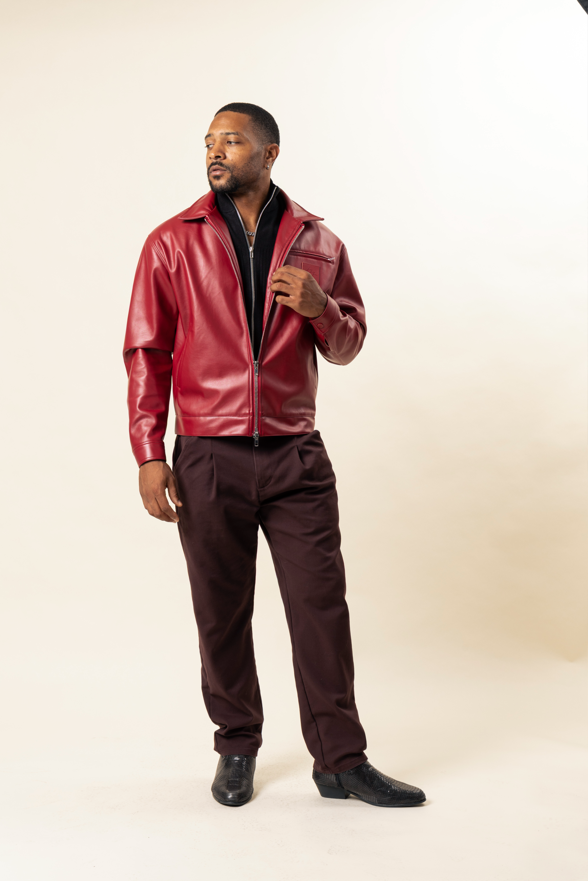 Night Owl Jacket - Red Wine
