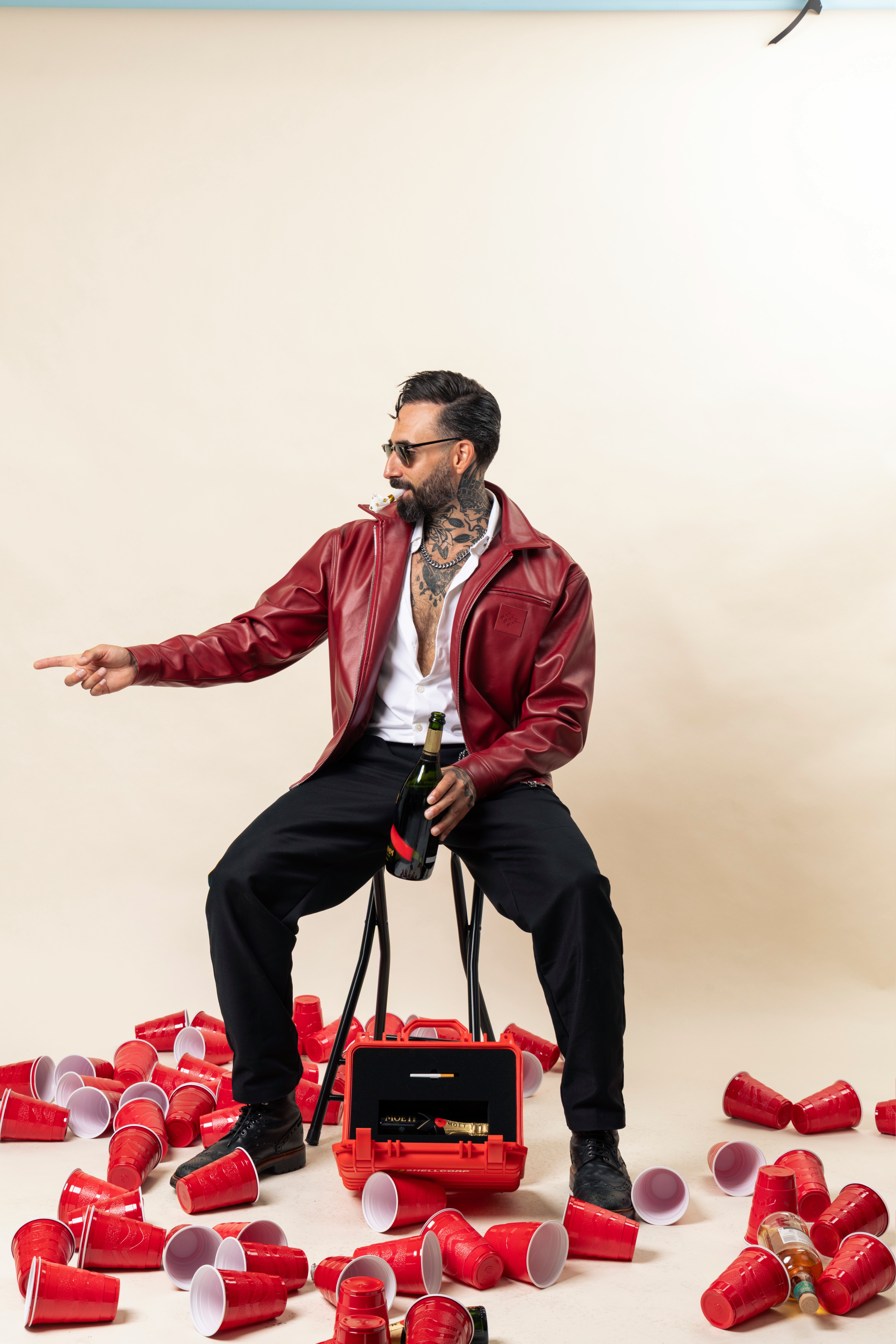 Night Owl Jacket - Red Wine