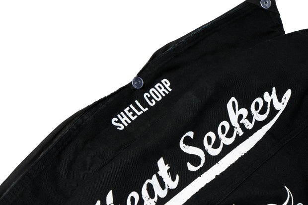 Heat Seeker Denim Fur Jacket - Black