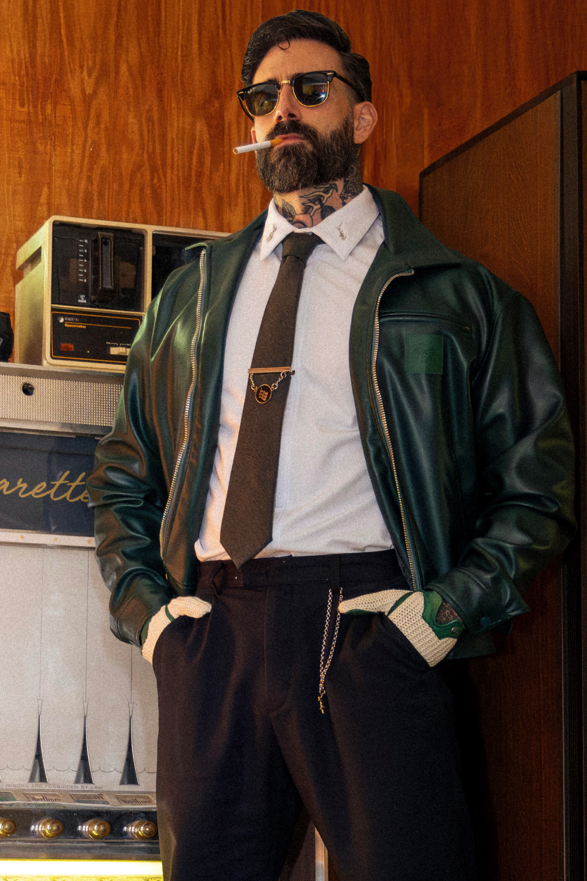 Three Roses Tie Clip