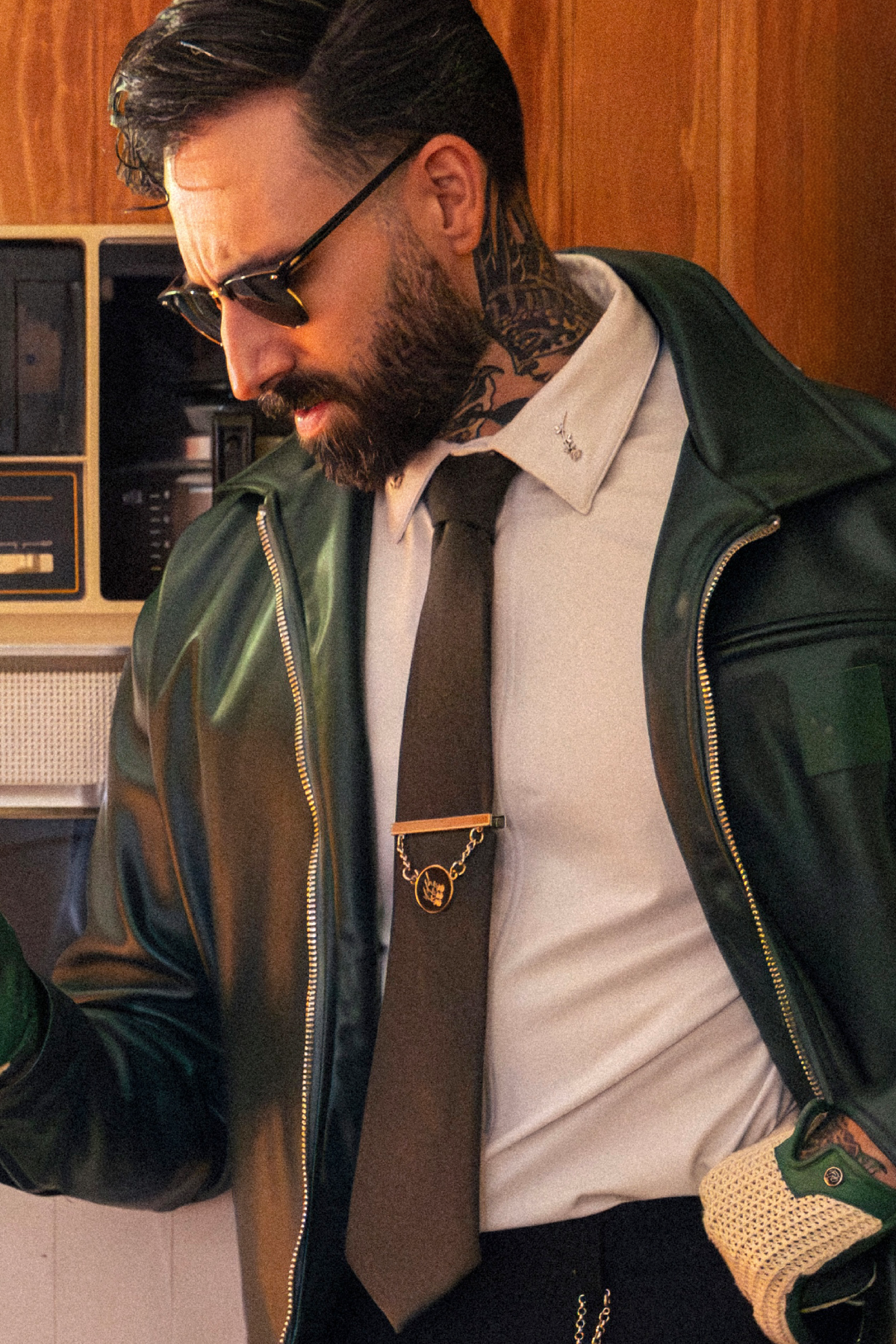 Three Roses Tie Clip