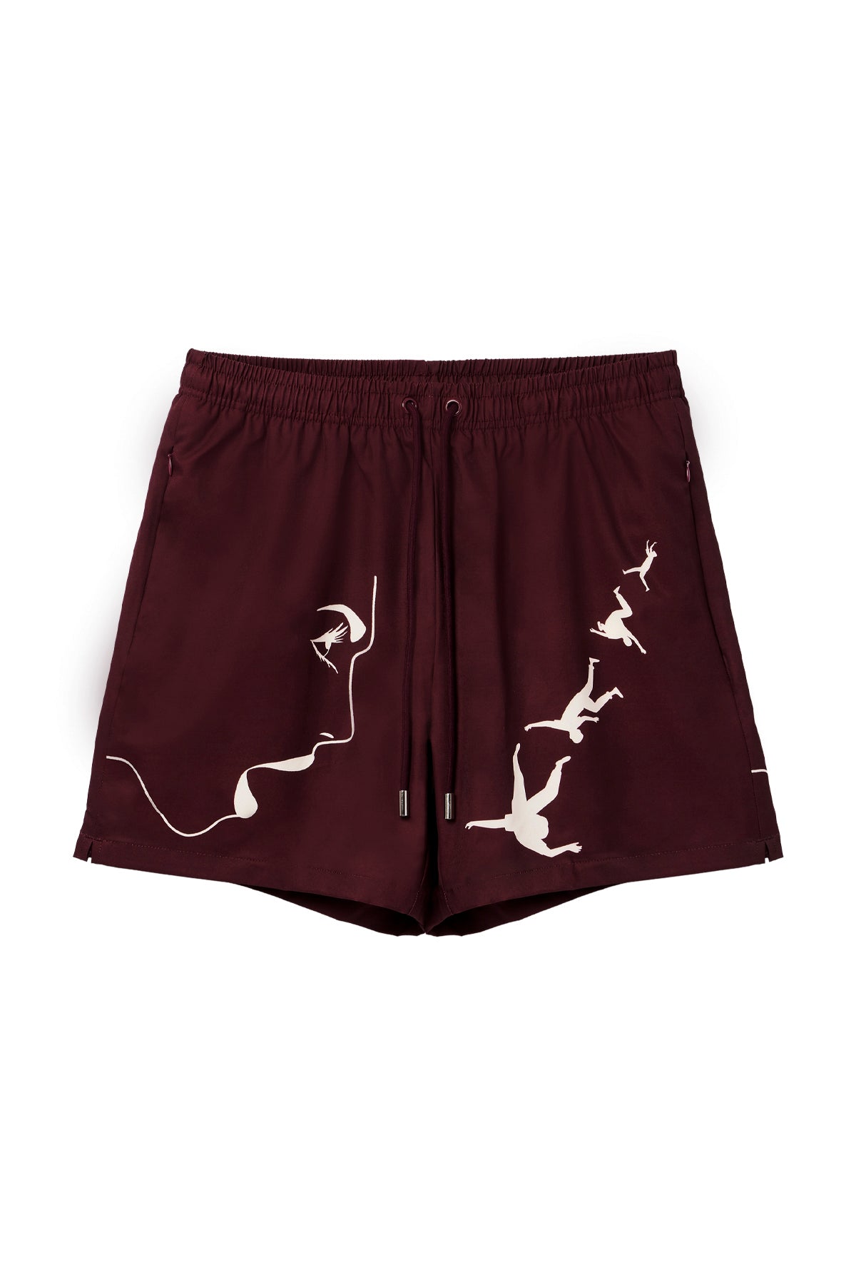 RFA MANEATER - OXBLOOD SHORTS