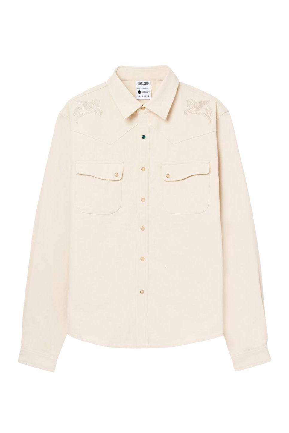 Pegasus Drifter Button Up - Dust White