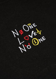 No One Loves No One T-Shirt - Black