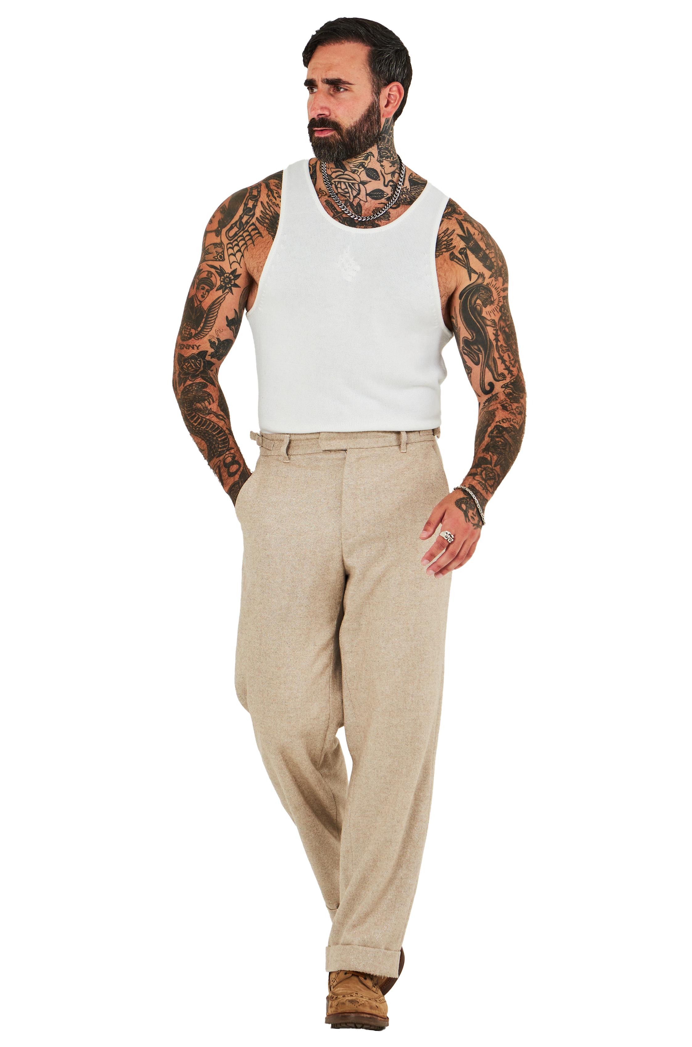 Fixer Heritage Trouser - Beige