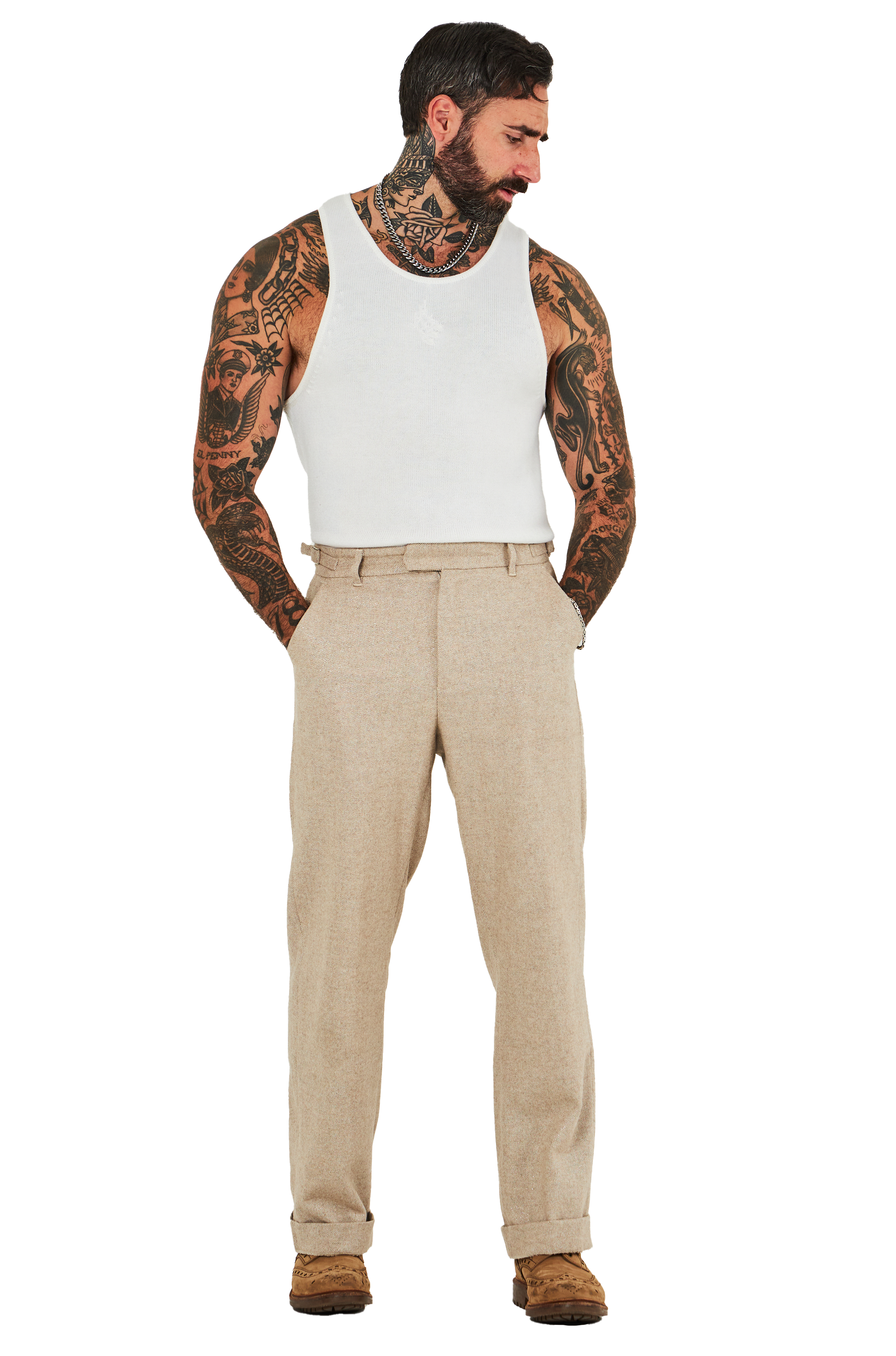 Fixer Heritage Trouser - Beige