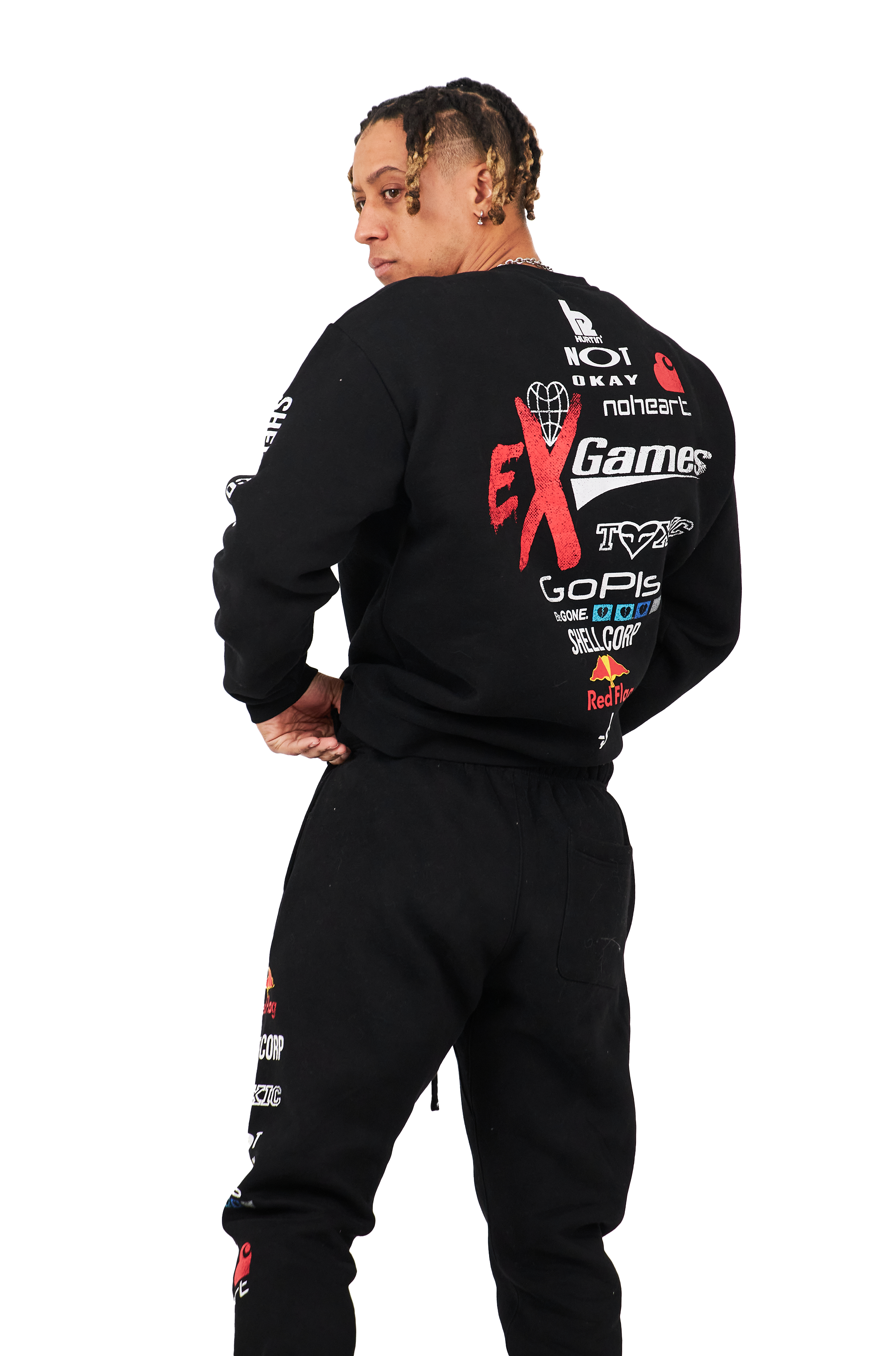 Ex Games Sweat Set - Black