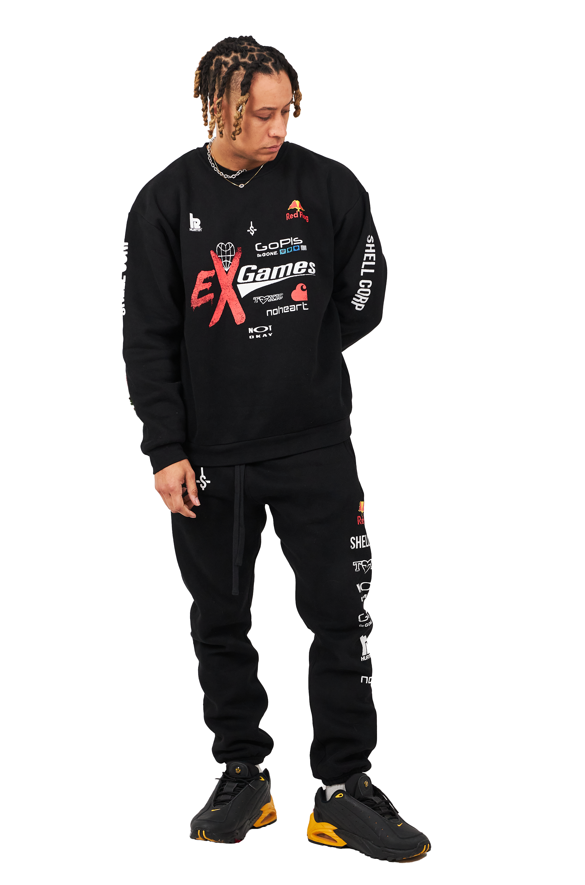 Ex Games Sweat Set - Black