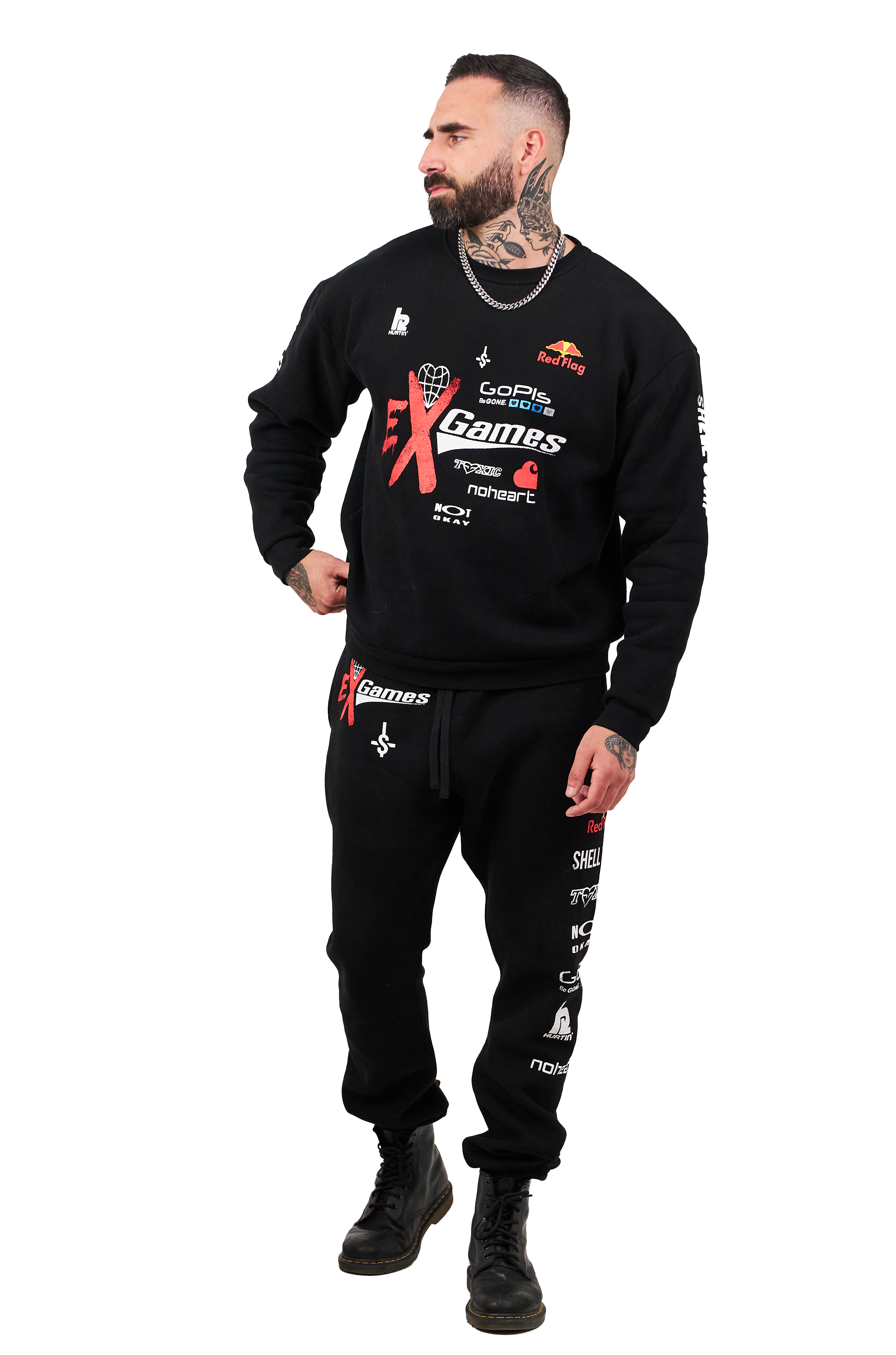 Ex Games Sweat Set - Black