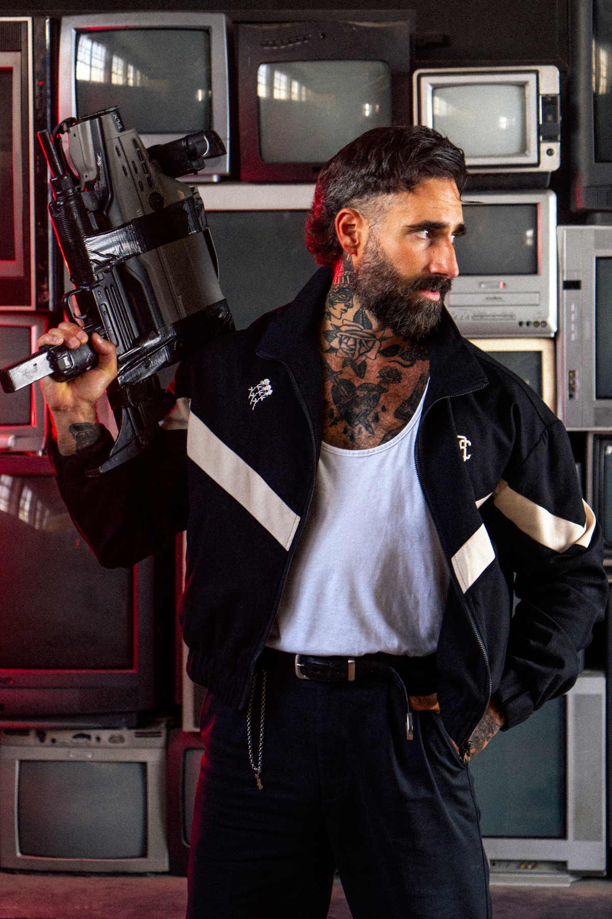 BCM Defender Jacket - Black Out and Cream