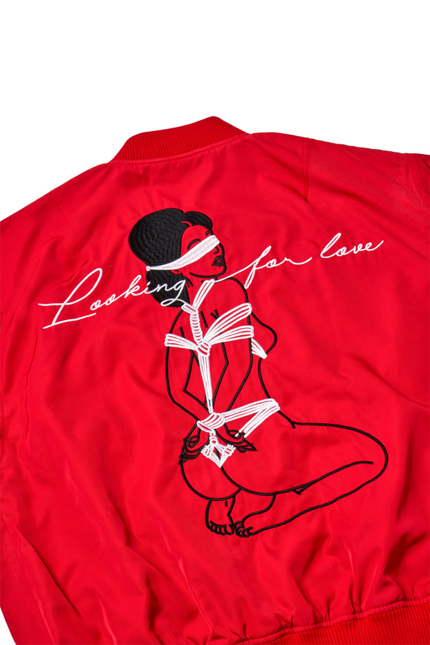 Love Bomber Jacket - Red