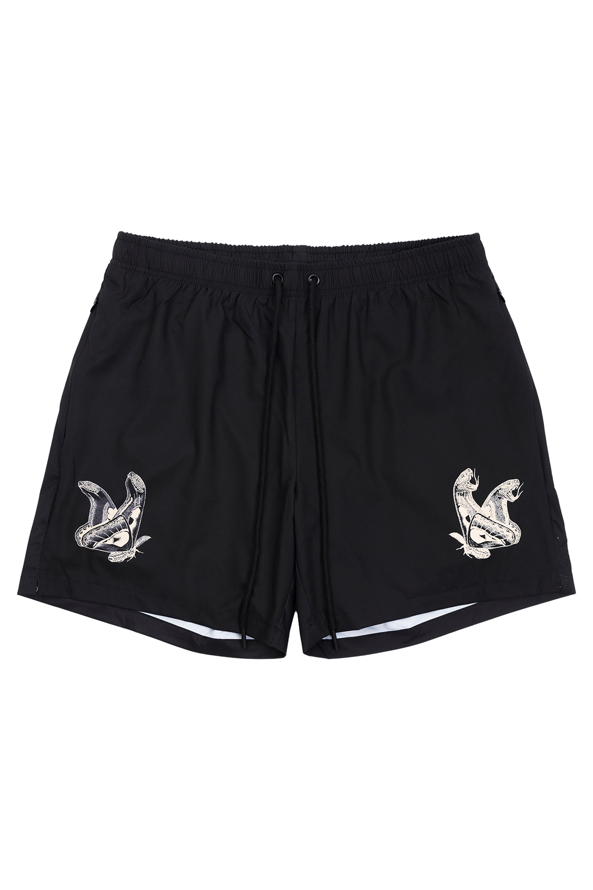 Ready-For-Anything Atlas Moth Swim Shorts - Black