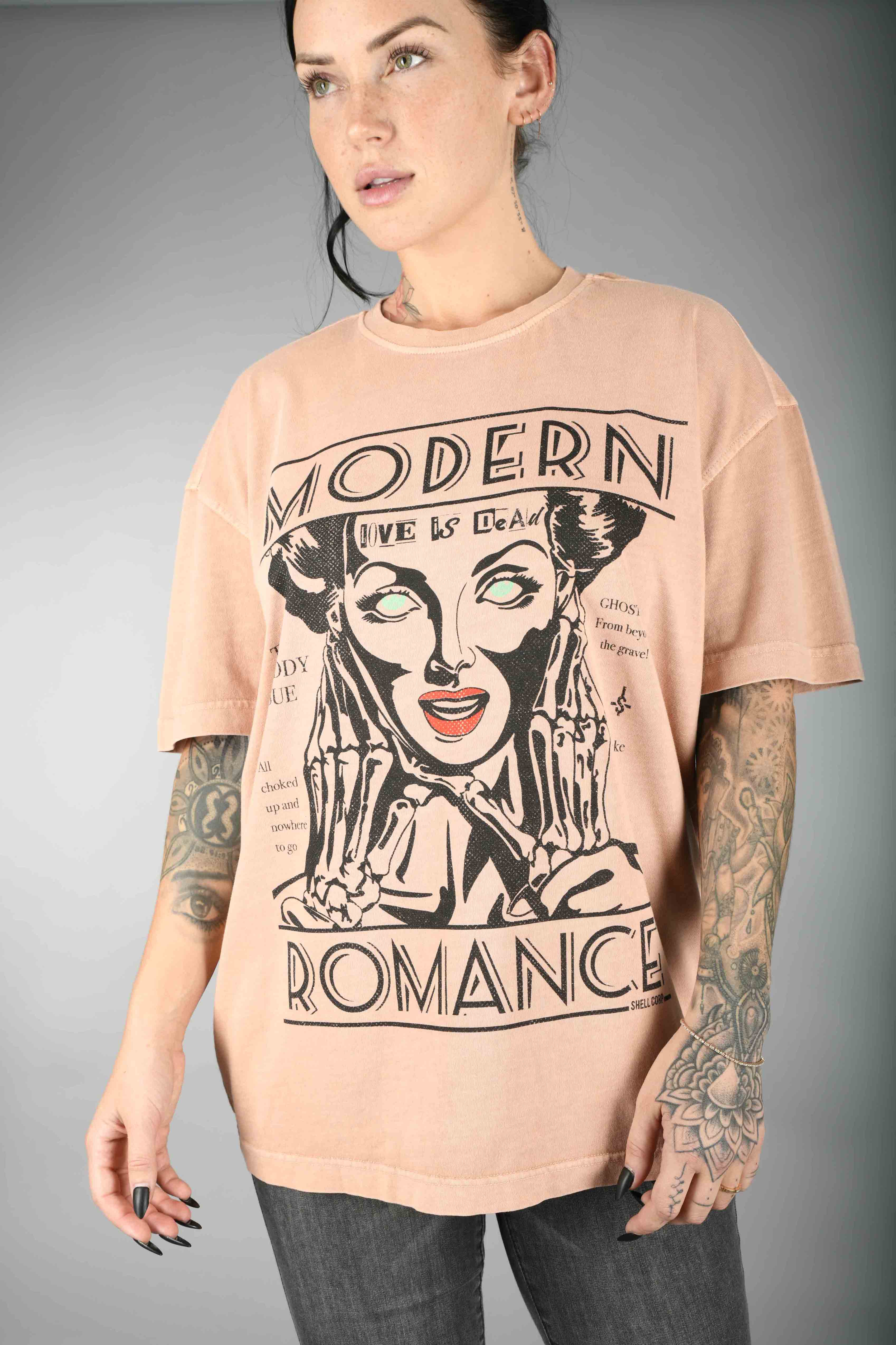 Shell Corp Modern Romance T-Shirt - Salmon