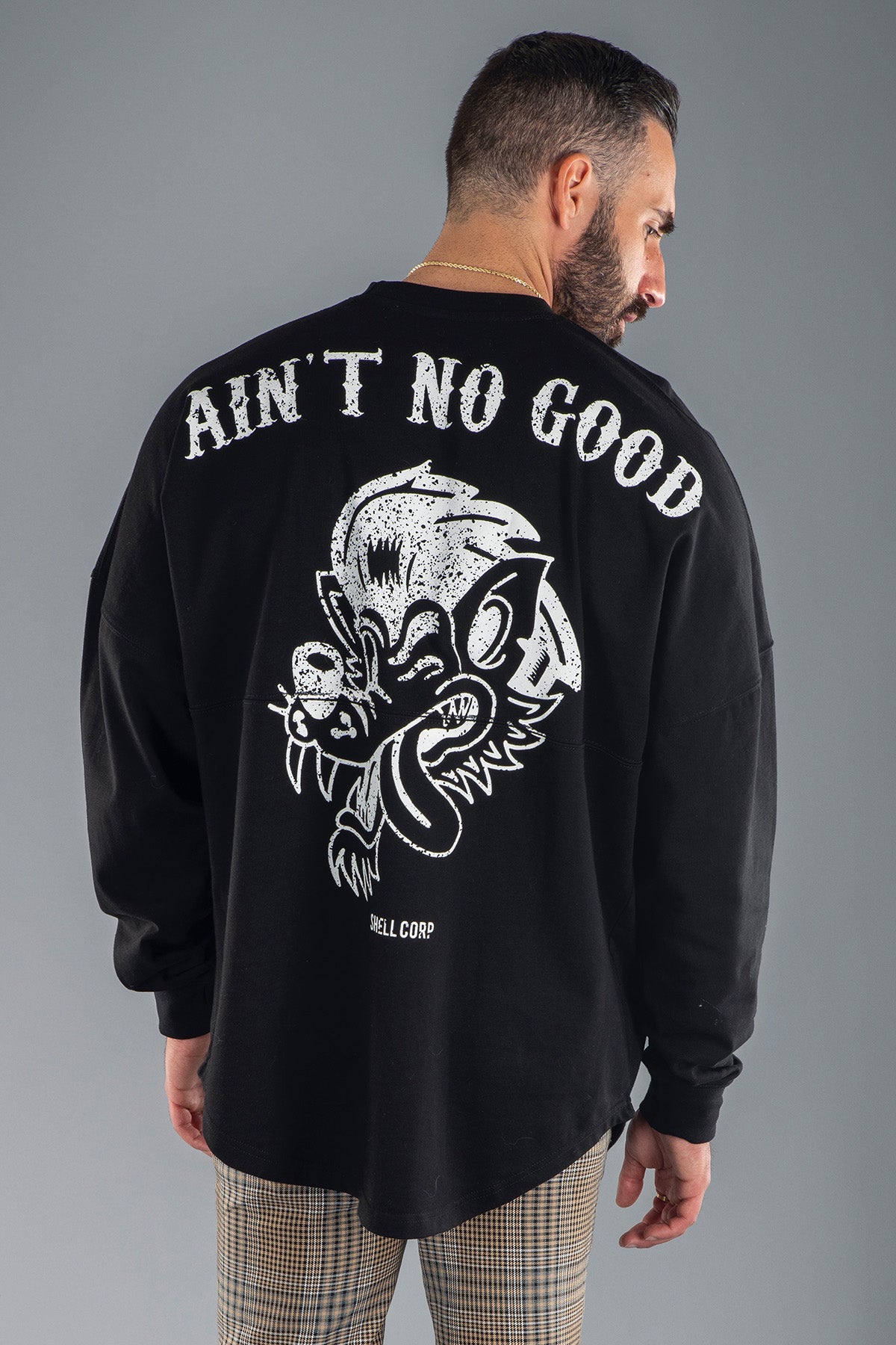 Shell Corp Ain't No Good Long Sleeve - Black