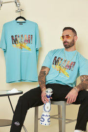 Shell Corp Tourist T-Shirt - Miami - Mint