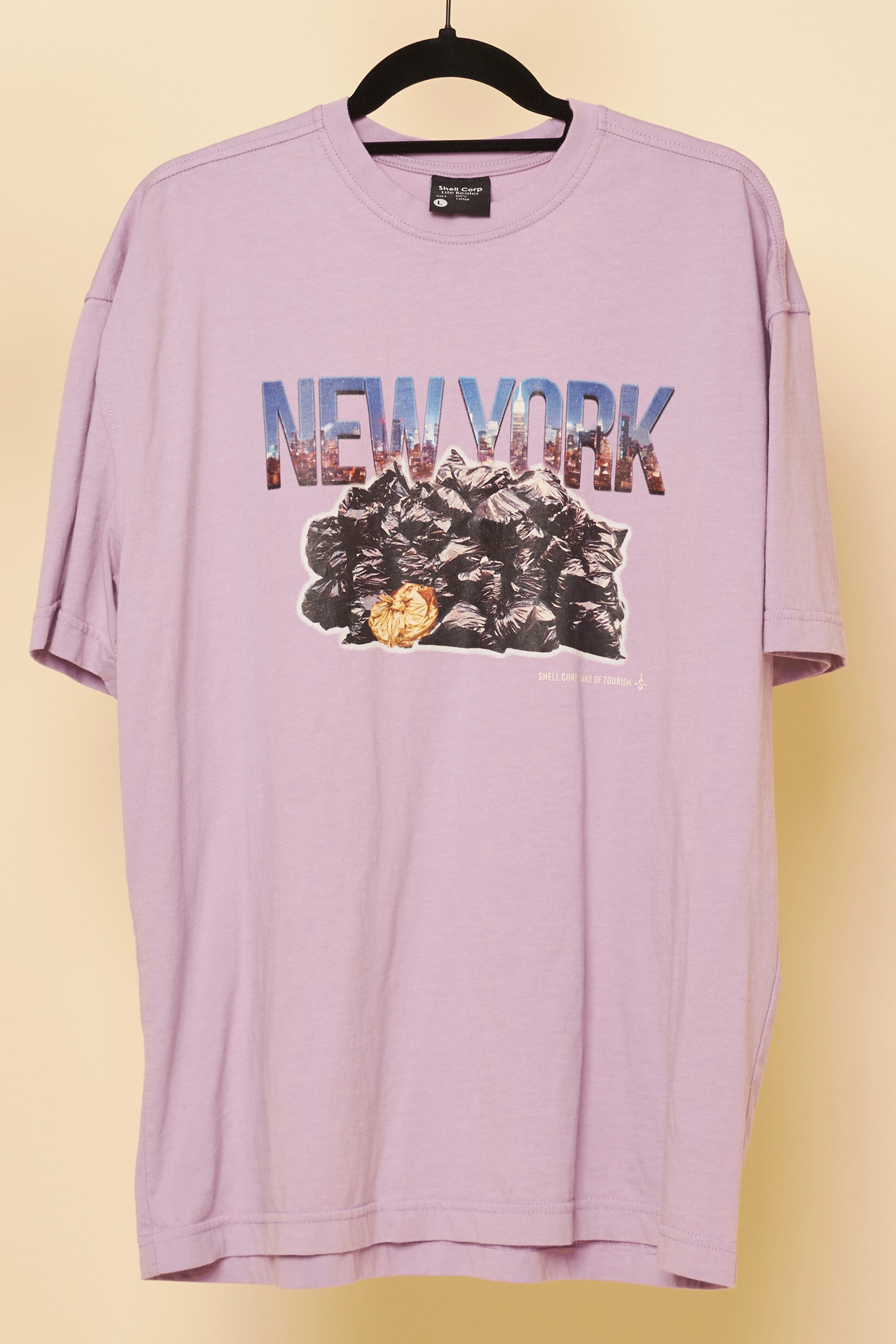 Shell Corp Tourist T-Shirt - New York - Purple