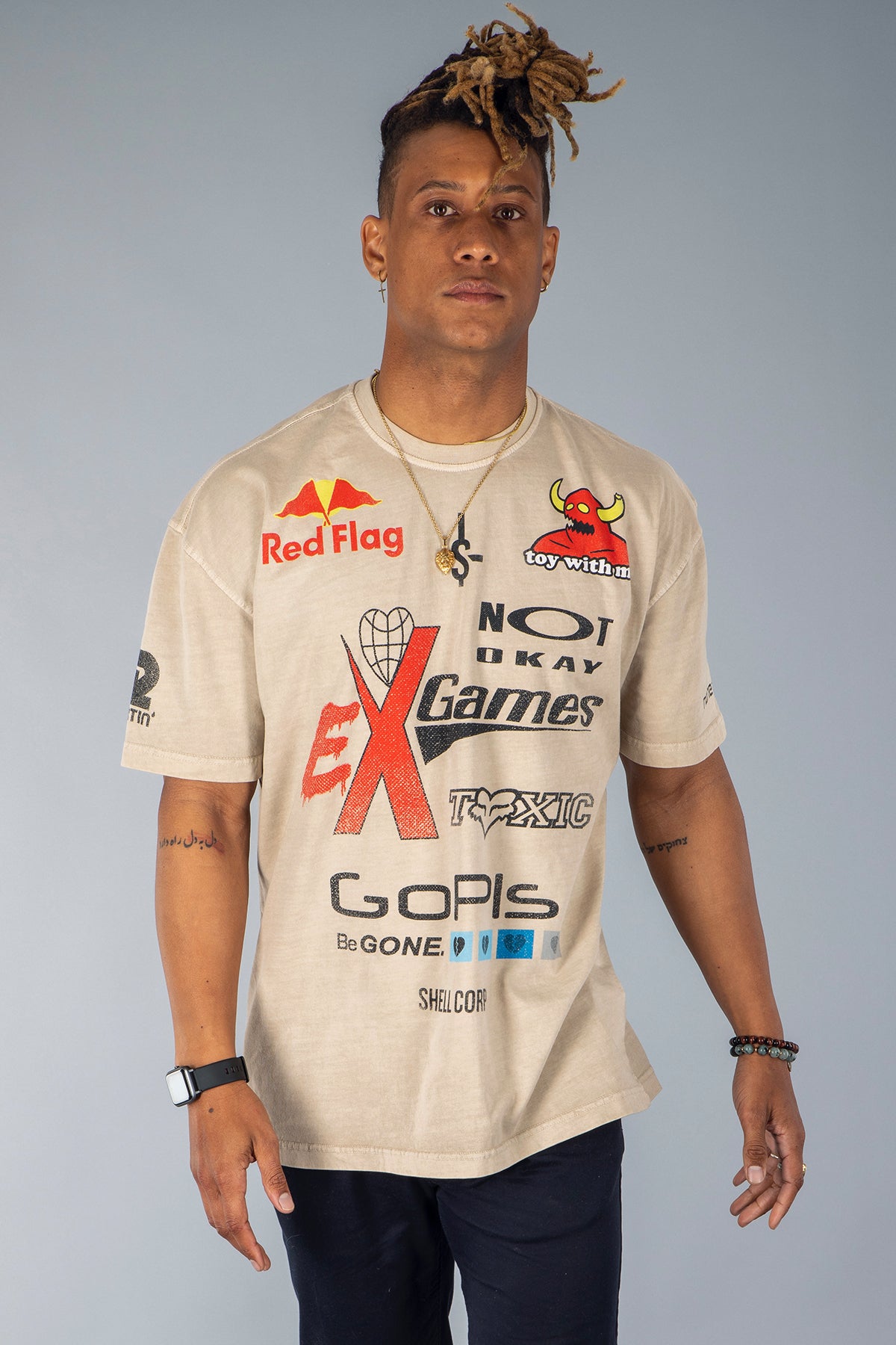 Shell Corp Ex Game T-Shirt - Sand