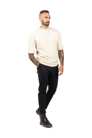 Stealth Neck Cocktail Tee - Sand